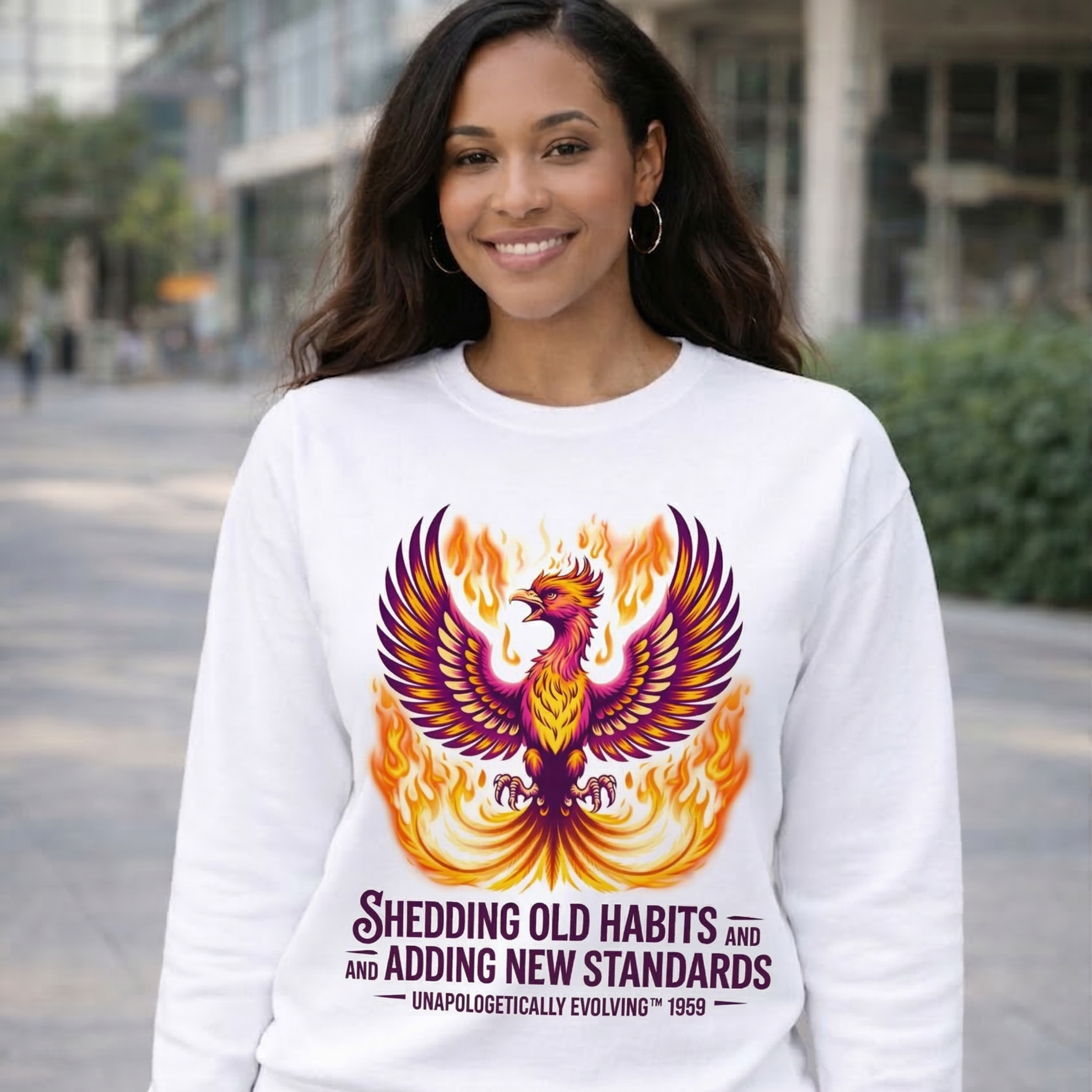 Shedding Old Habits – Phoenix Transformation Sweatshirt