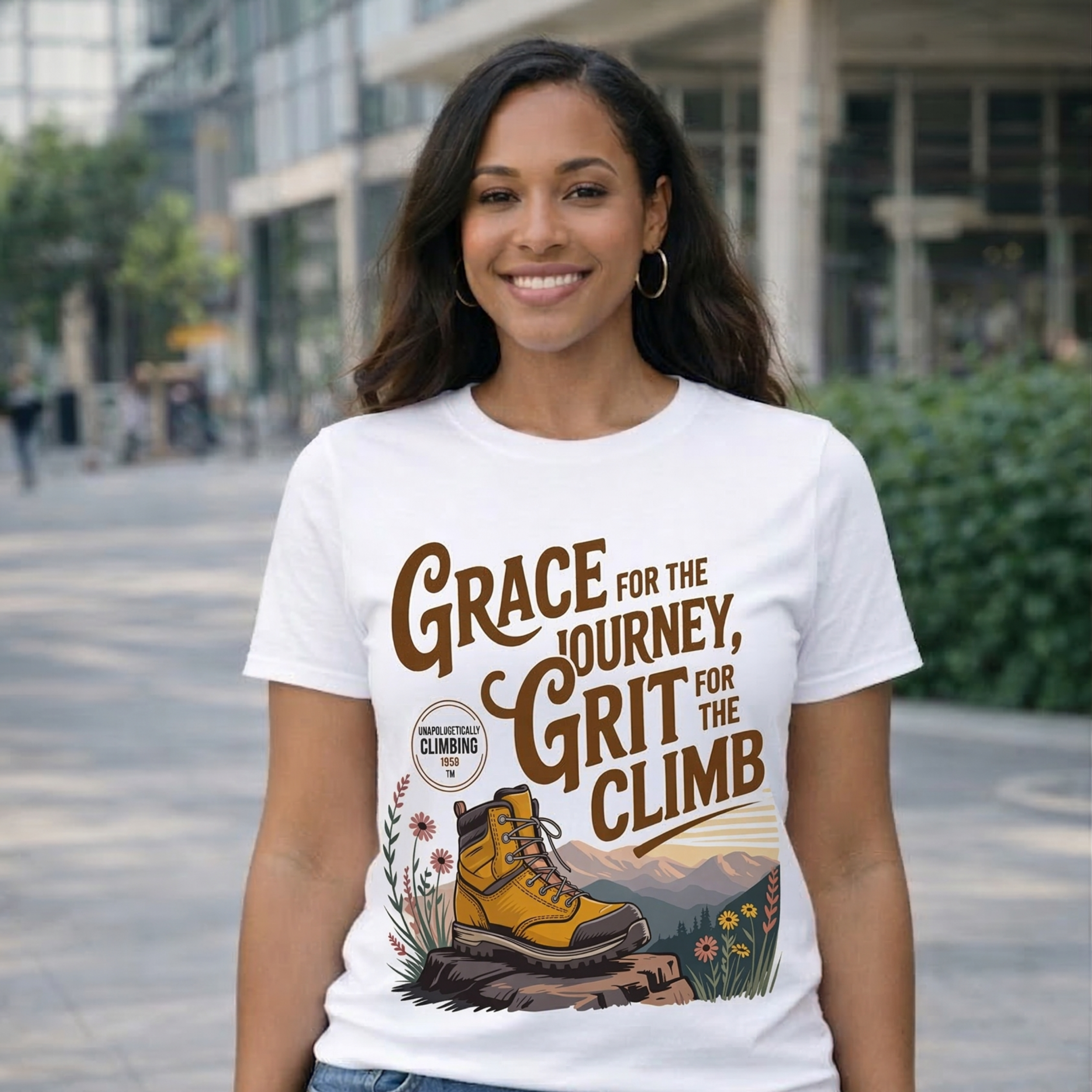 Grace for the Journey, Grit for the Climb T-Shirt